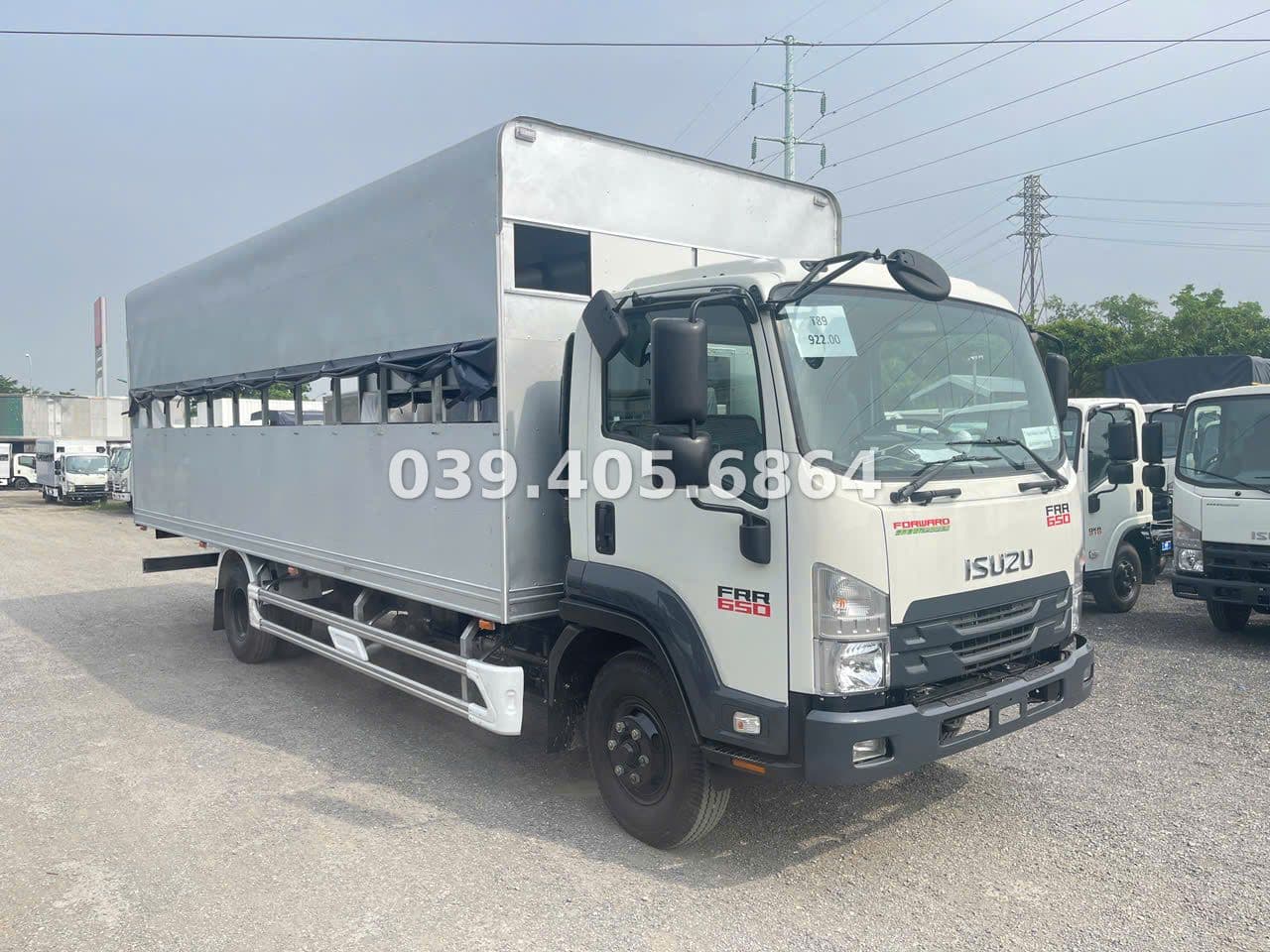 Xe tải Isuzu FRR 650 đào tạo và sát hạch lái xe hạng C - Isuzu Thăng Long